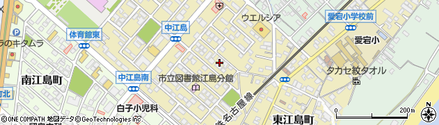 三重県鈴鹿市中江島町周辺の地図