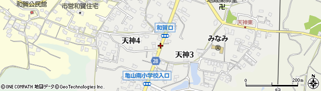 和賀口周辺の地図