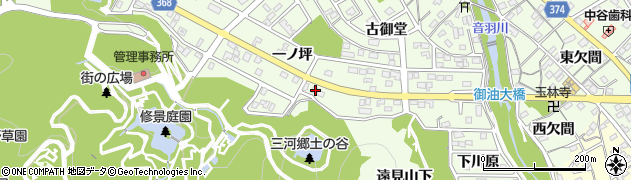 愛知県豊川市御油町一ノ坪20周辺の地図
