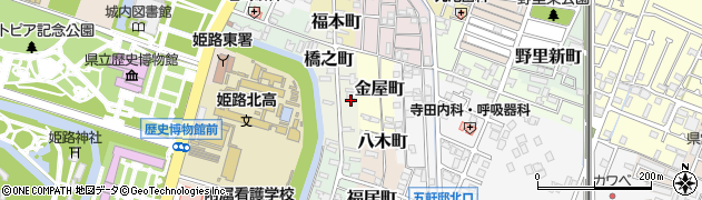 兵庫県姫路市生野町1周辺の地図