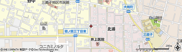愛知県豊川市本野町北浦12周辺の地図