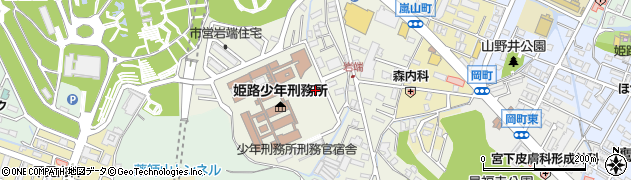 兵庫県姫路市岩端町周辺の地図