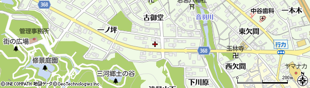 愛知県豊川市御油町一ノ坪119周辺の地図