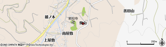 愛知県額田郡幸田町桐山奥山周辺の地図