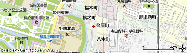 兵庫県姫路市橋之町16周辺の地図