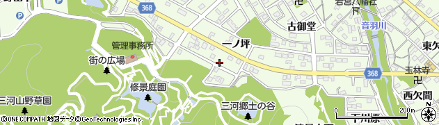 愛知県豊川市御油町一ノ坪48周辺の地図