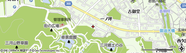 愛知県豊川市御油町一ノ坪33周辺の地図