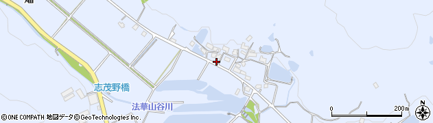 兵庫県加古川市志方町行常533周辺の地図