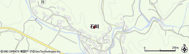 三重県伊賀市石川周辺の地図