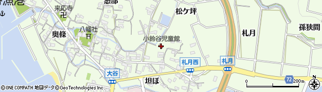 愛知県常滑市大谷松ケ坪95周辺の地図