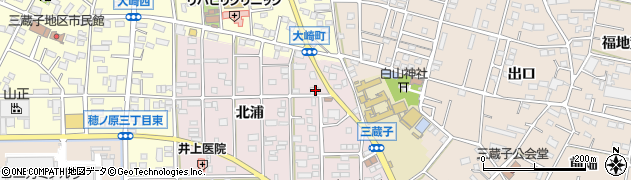 愛知県豊川市本野町北浦93周辺の地図