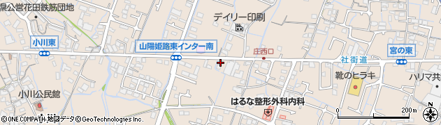 兵庫県姫路市飾東町庄54周辺の地図