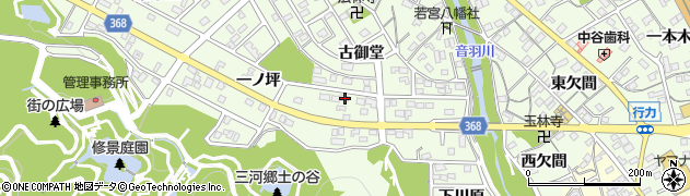 愛知県豊川市御油町一ノ坪105周辺の地図