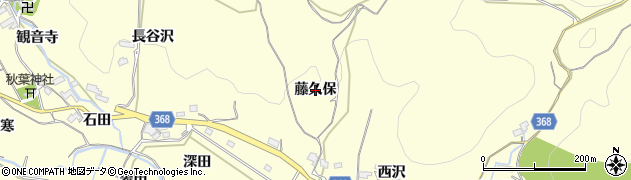 愛知県豊川市御津町金野（藤久保）周辺の地図