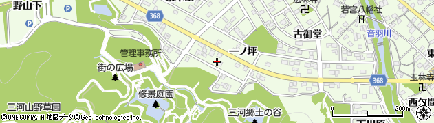 愛知県豊川市御油町一ノ坪45周辺の地図