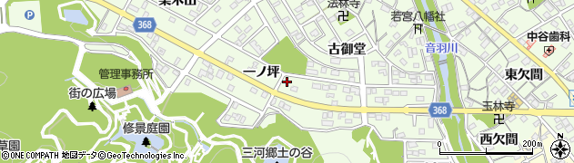 愛知県豊川市御油町一ノ坪108周辺の地図