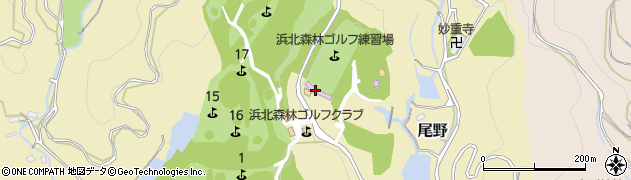 浜北森林ゴルフクラブ周辺の地図