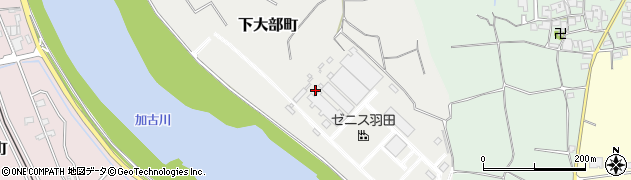 兵庫県小野市下大部町466周辺の地図