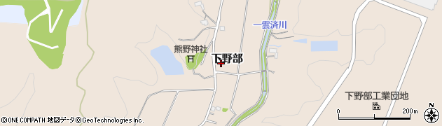 静岡県磐田市下野部1187周辺の地図