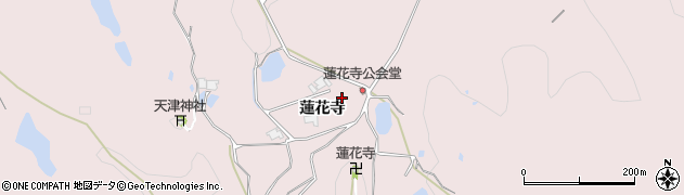 兵庫県三木市口吉川町蓮花寺周辺の地図