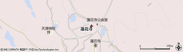 兵庫県三木市口吉川町（蓮花寺）周辺の地図