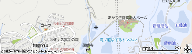 貞池周辺の地図
