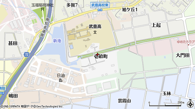 〒470-2365 愛知県知多郡武豊町壱畝町の地図