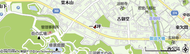 愛知県豊川市御油町一ノ坪周辺の地図