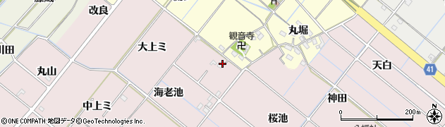 愛知県西尾市熱池町桜池26周辺の地図