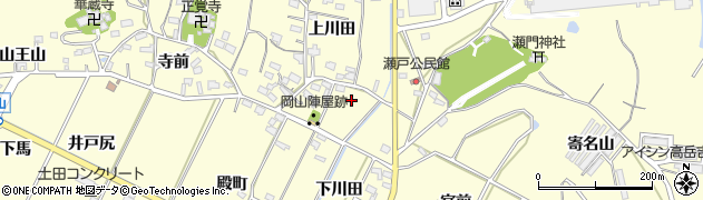 愛知県西尾市吉良町岡山尾崎新田周辺の地図
