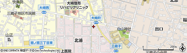 愛知県豊川市本野町北浦90周辺の地図
