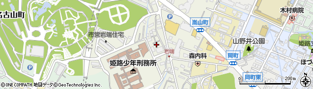 兵庫県姫路市岩端町75周辺の地図