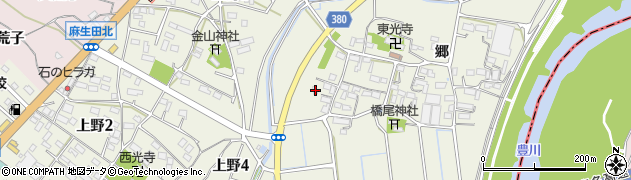 愛知県豊川市橋尾町欠下24周辺の地図