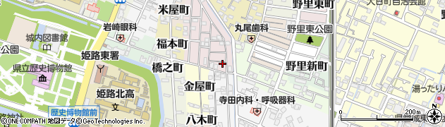 兵庫県姫路市五郎右衛門邸74周辺の地図