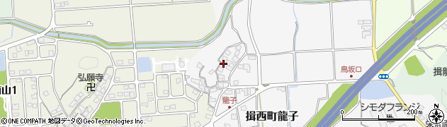 兵庫県たつの市揖西町龍子271周辺の地図