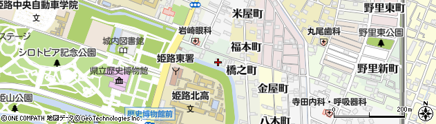 兵庫県姫路市鍵町3周辺の地図