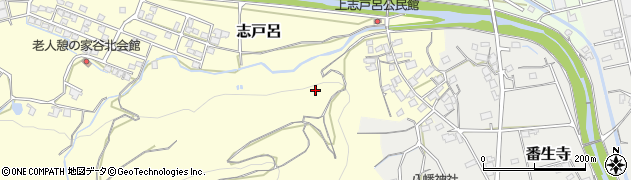 静岡県島田市志戸呂周辺の地図