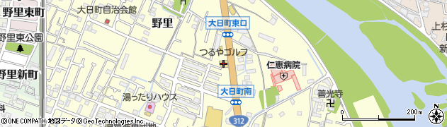 つるやゴルフ姫路北店周辺の地図
