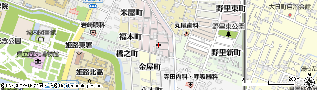 兵庫県姫路市五郎右衛門邸71周辺の地図