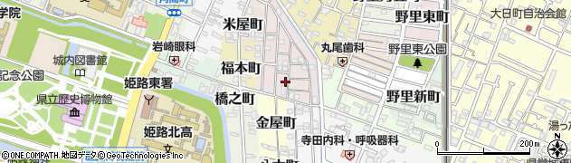兵庫県姫路市五郎右衛門邸54周辺の地図