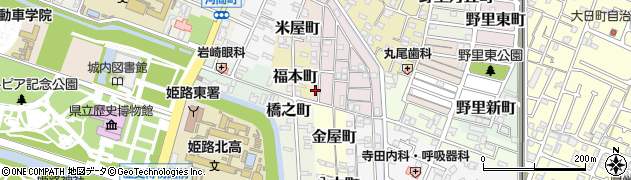 兵庫県姫路市五郎右衛門邸2周辺の地図