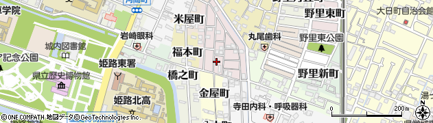 兵庫県姫路市五郎右衛門邸49周辺の地図