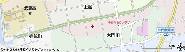 愛知県知多郡武豊町南起周辺の地図