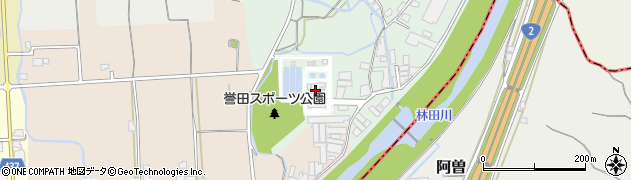 兵庫県たつの市誉田町広山678周辺の地図