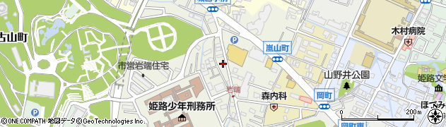 兵庫県姫路市岩端町80周辺の地図