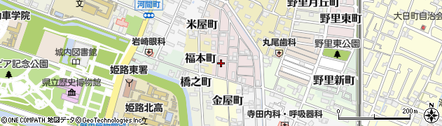 兵庫県姫路市五郎右衛門邸27周辺の地図