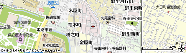兵庫県姫路市五郎右衛門邸68周辺の地図