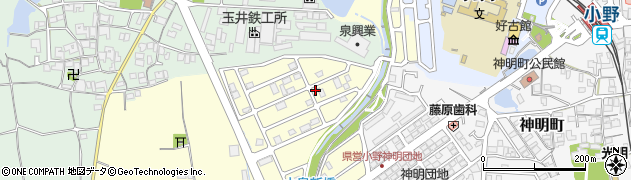 兵庫県小野市大島町1538周辺の地図