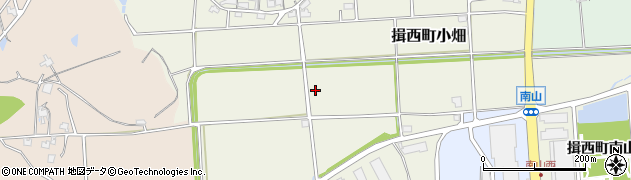 兵庫県たつの市揖西町小畑周辺の地図