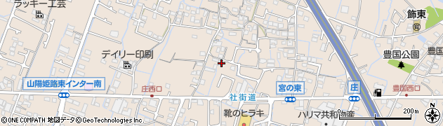兵庫県姫路市飾東町庄162周辺の地図